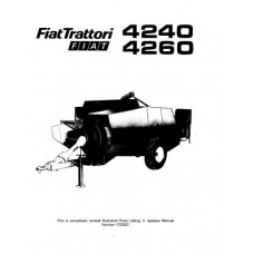 Fiat 4240 - 4260 Baler Parts Manual